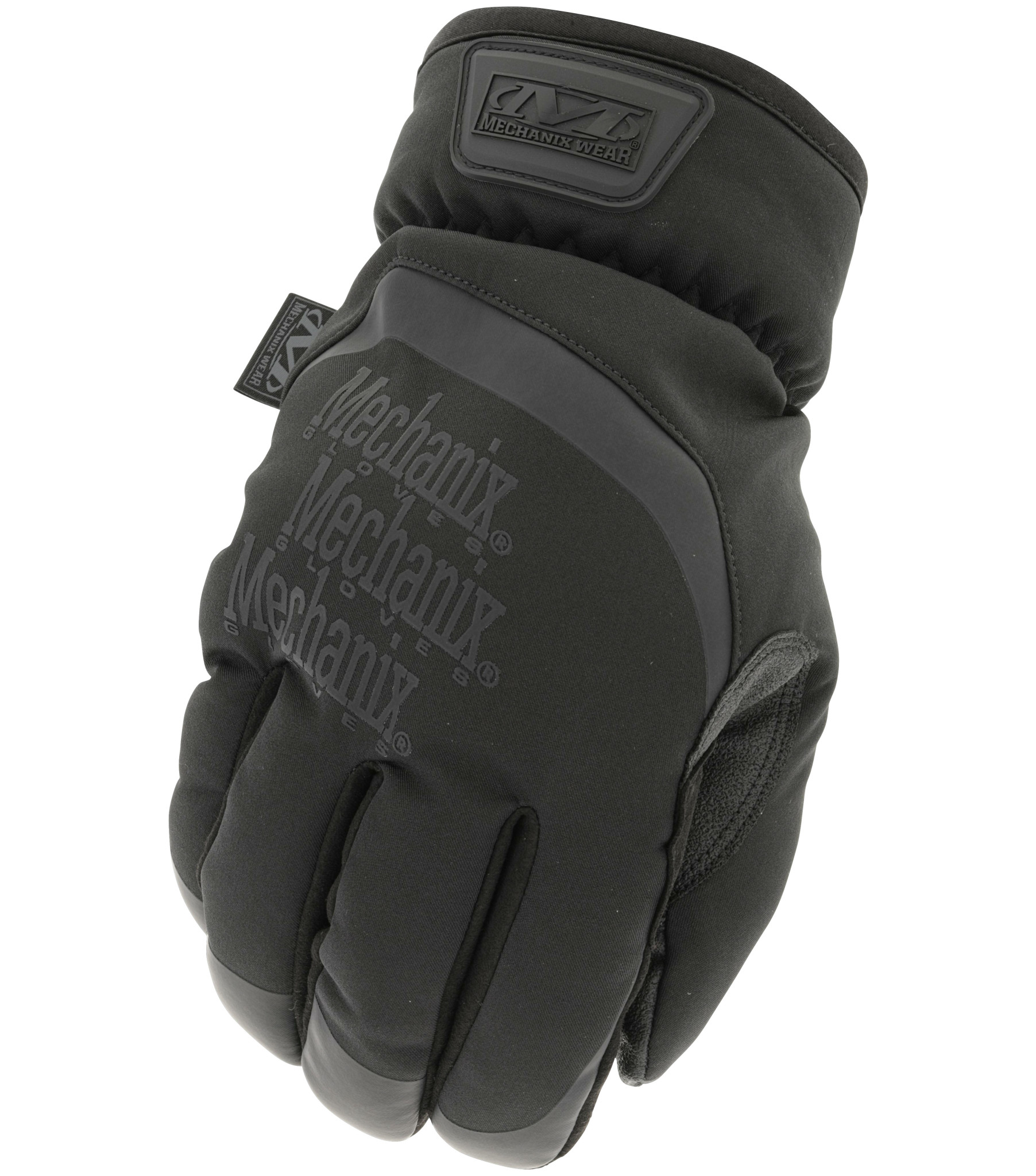 Black and grey winter work glove