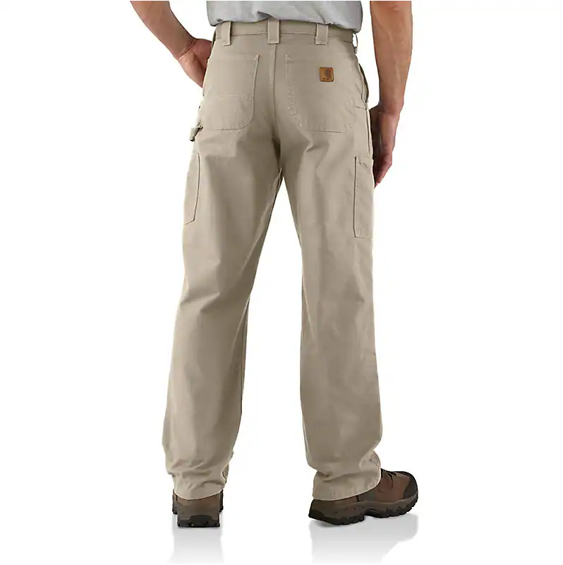 Beige work utility pant