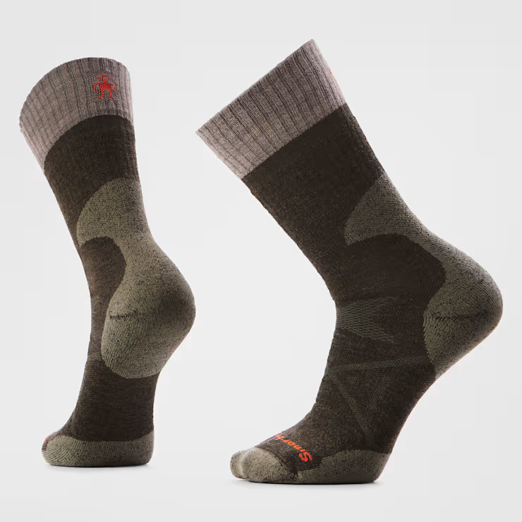 Tall Crew socks - Grey and black 