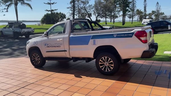 Post 4: Project 1: 15-11-25 Something new. 100% electric utes.